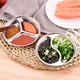 thumbnail image 5 of EeaseMX Platos de salsa espesa multisabor para condimentos, tazones para mojar y platos de aperitivos (tres sabores), 5 of 7