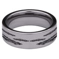 thumbnail image 4 of Tungsten Howling Wolf on Moon Ring, 4 of 8