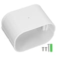 thumbnail image 1 of Conector De Tubo Recto A/C, Junta De Tubería De Pvc, Cubierta De Manguera De CA Blanca, Suministros Para Sistema De Aire Acondicionado Central Mini Dividido, 1 of 14