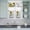 Gray, variant on 3 Piece Kitchen Curtains and Valances Set Sunflowers Cafe Curtains 36 Inch Length Botanical Ombre Flowers You Are My Sunshine Valance & Tier Curtain for Living Room Bedroom Window 54"x18" 27"x36"*2