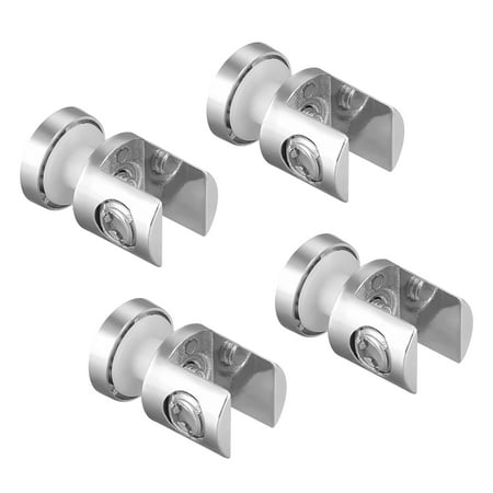 

Glass Shelf Brackets Zinc Alloy Glass Clamp Clip for 10-12mm Type-03 4Pcs