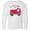 AA-White, variant on Inktastic Valentine Fire Truck with Hearts Long Sleeve Youth T-Shirt