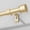 Gold, variant on 2 Pack Curtain Rods for Windows 48 to 84 Inch, Black Modern 1 Inch Window Treatment Rods with Black End Cap Finials, Decorative Adjustable Heavy Duty Easy Install Drapery Rods for Bedroom