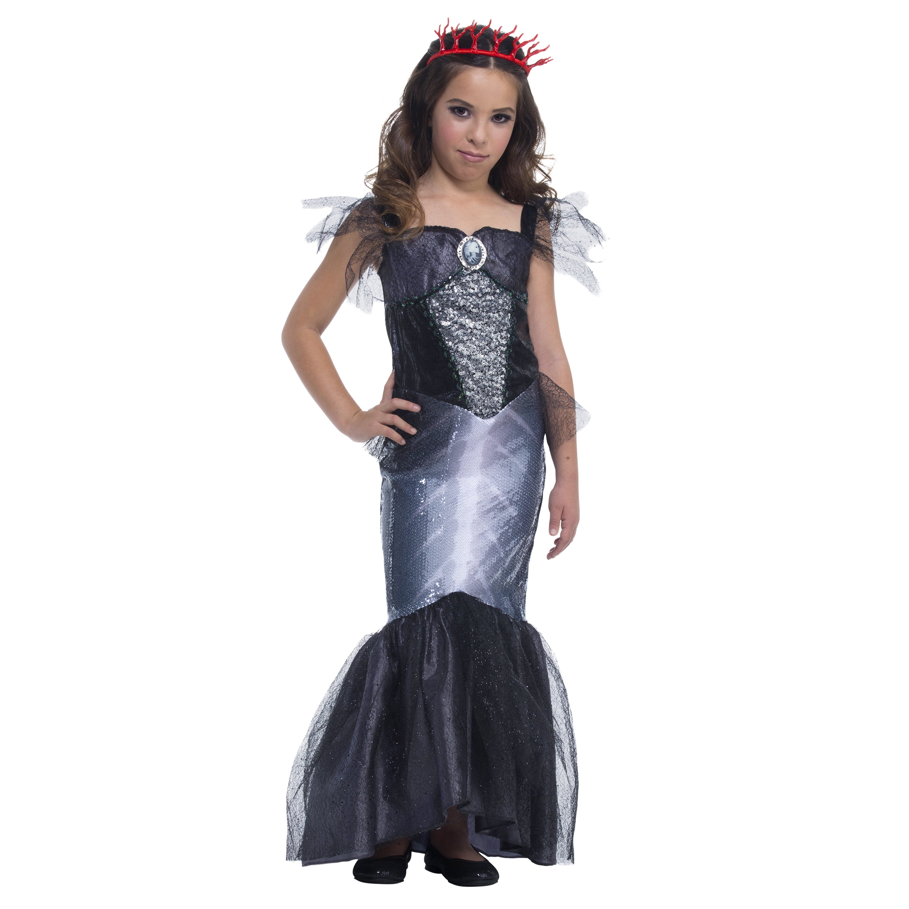 Girl Dark Siren Halloween Costume