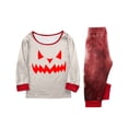 thumbnail image 5 of Racifhz Halloween Family Matching Pajamas Print Loungewear Set Soft Long Sleeve and Pants Cozy Holiday Sleepwear for Family Night and Cute Festive Photoshoots, 5 of 5