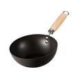 thumbnail image 4 of Sartén pequeña para wok, utensilios de cocina multiusos para hervir y freír con gancho para colgar. 24 cm, 4 of 9
