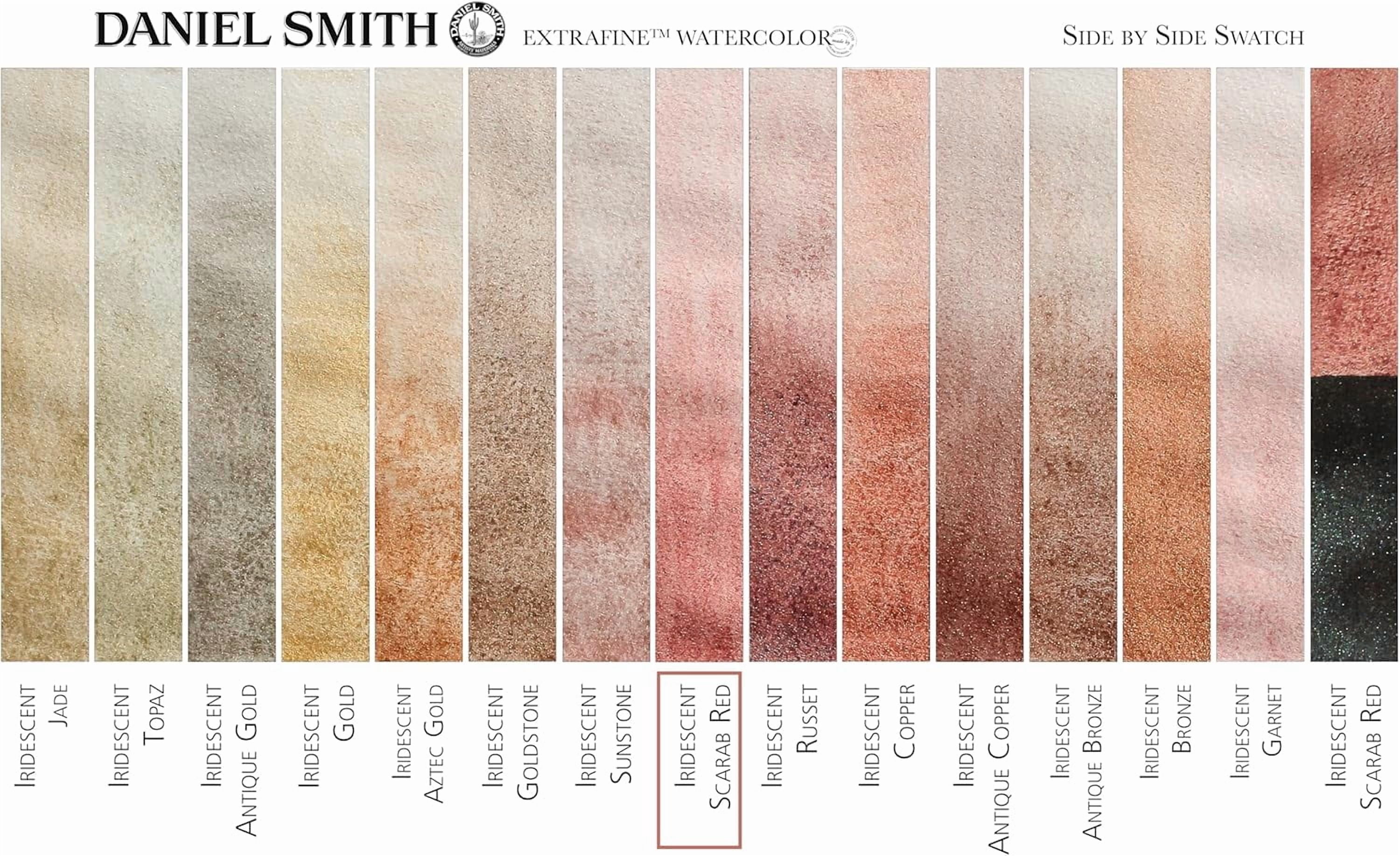 JJEAN-Daniel Smith Extra Fine Watercolor Paint, 15ml Tube, Iridescent Scarab Red, 284640021