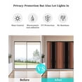 thumbnail image 4 of Window Privacy Film, Burnt Orange Black Ombre UV Sun Blocking Window Tint Film Heat Control One Way Blackout Window Film, Modern Abstract Gradient Color Art Non Adhesive Static Cling 35.4x78.7 In, 4 of 7