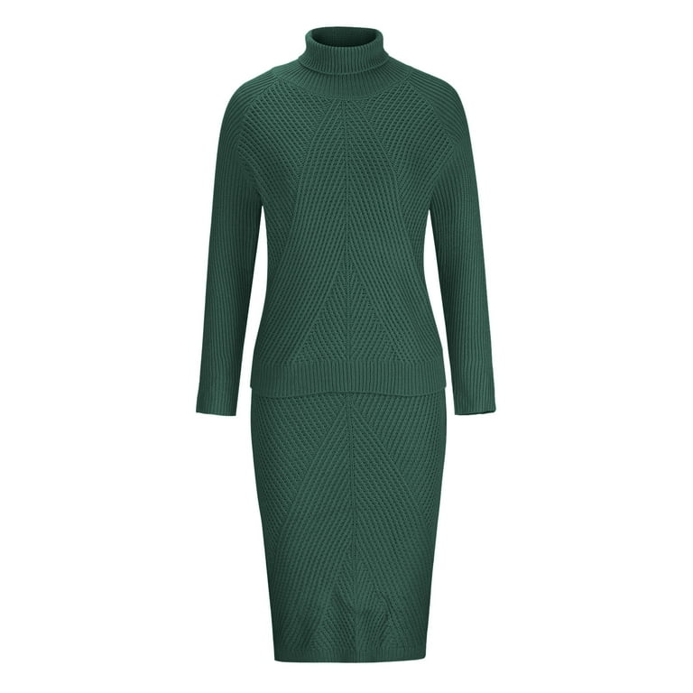 green mock neck sweater dress Ruby Green Sweater Dress  Claim Clothing