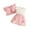 Pink, variant on LYHaoo Toddler Girls Fly Sleeve Ruffles Coat Vest Tops Skirts Floral Shorts Outfits Girls Outfit Sets Sizes 9-12 Months(Blue)