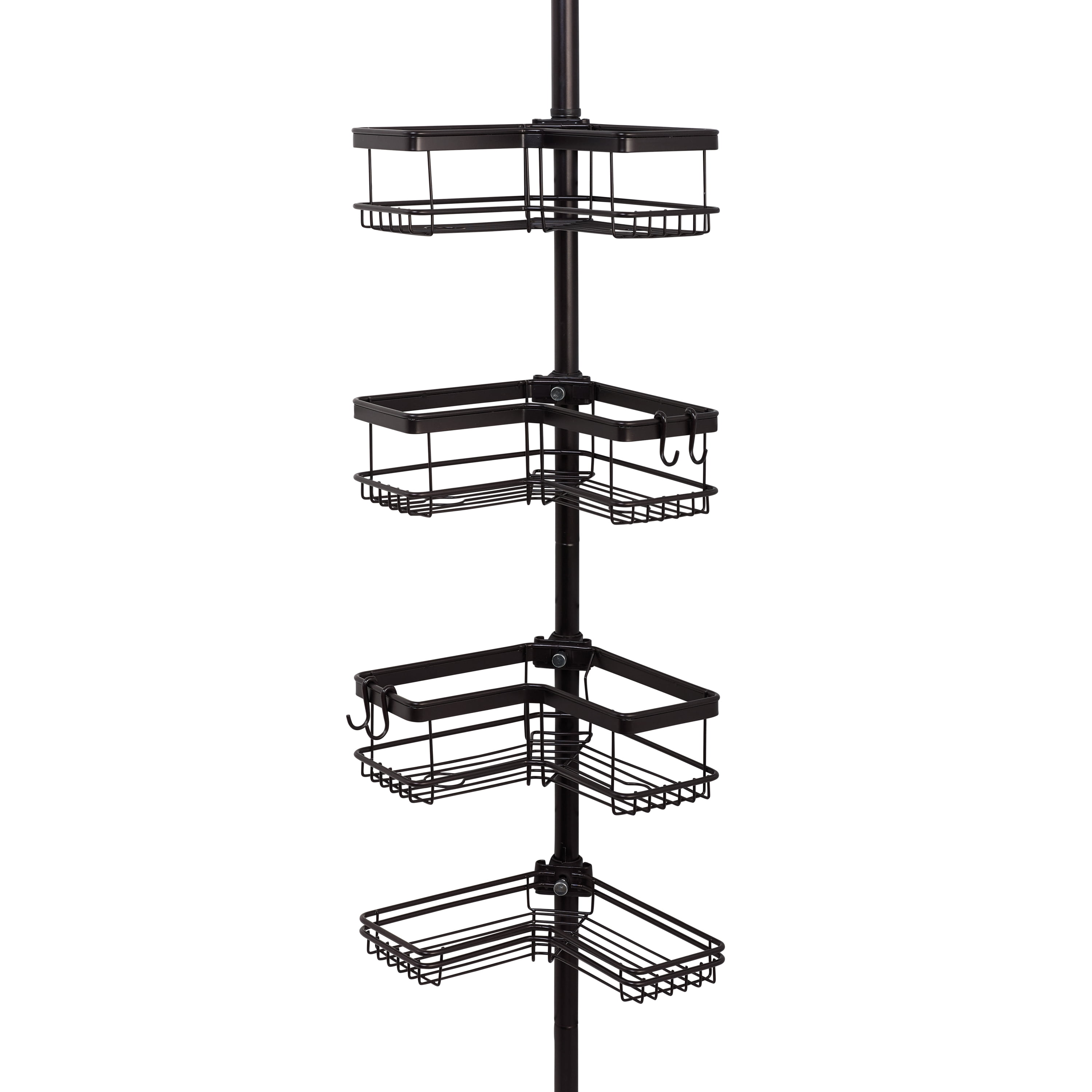 Better Homes Gardens Contoured Tension Pole Shower Caddy Oil