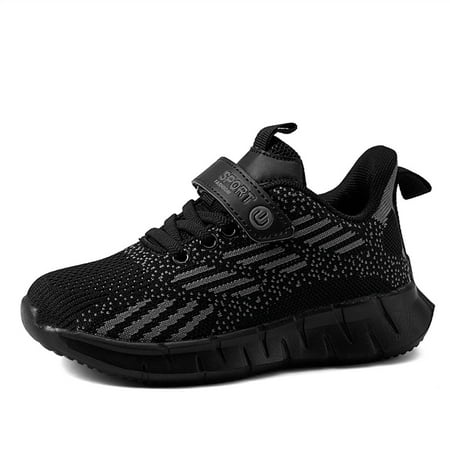 

Eashi Boys Girls Breathable Athletic Sneaker Knit Strap Running Shoes Outdoor Non-slip Walking Shoes(Little Kid/Big Kid)