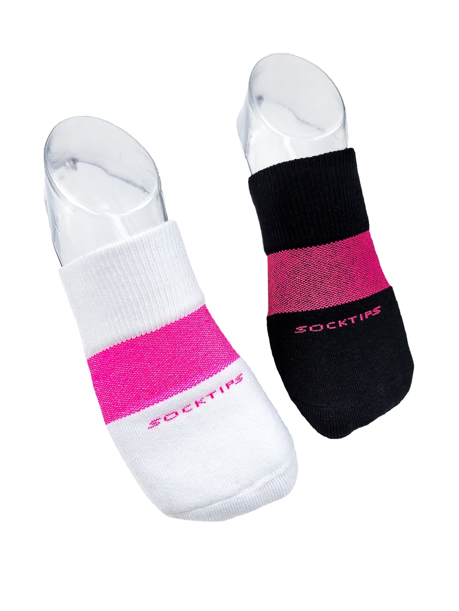 SockTips Women's and Men's Ultimate Half Sock, 2 Pack