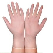 Xolikefi Prevent Chemicals Food Grade Disposable Waterproof Transparent 100pcs Gloves