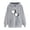 Gray, variant on EchfiProm Valentines Sweatshirt for Womens Fall Hoodies Hooded Black Pullover Graphic Ladies Tops Long Sleeve
