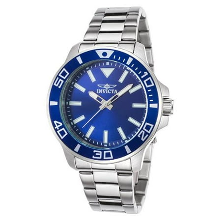 Invicta 21543 Men's Pro Diver Stainless Steel Blue Dial And Bezel Ss Watch