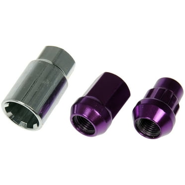 Dorman 713-275J Wheel Lug Nut for Specific Models, Purple Chrome (Pack of 20)
