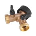 thumbnail image 4 of Hose Connector,Brass Water Tap Adapter Garden Hose Adapter Way Tap Adapter World-Class Design, 4 of 8