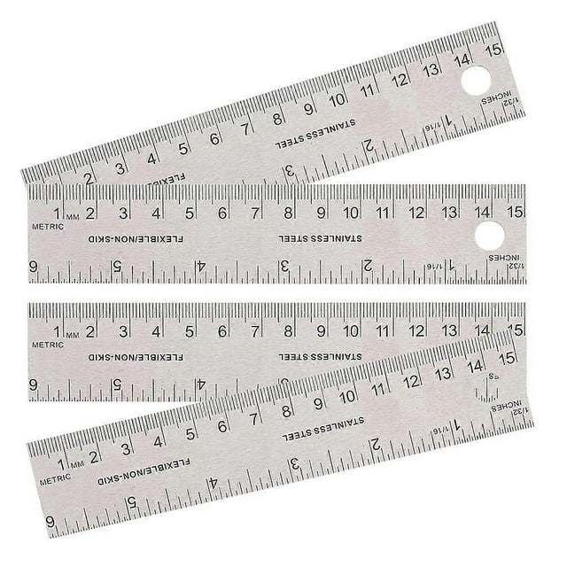 Precision Measuring Cork Backing Rulers For Student Use In Schools And Classrooms
