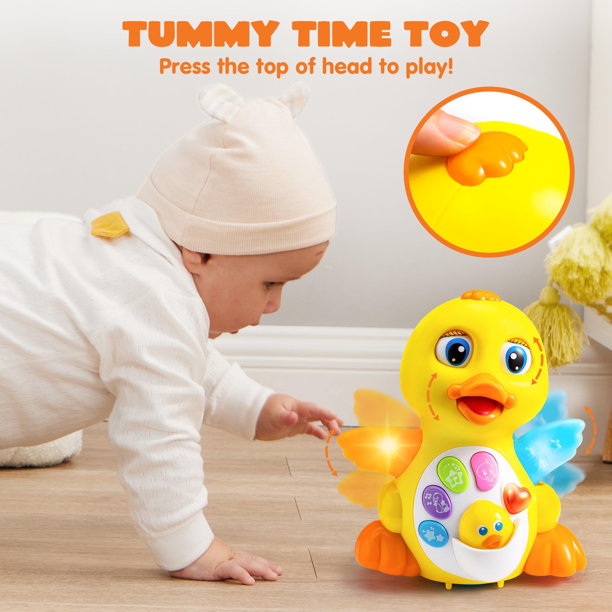 Joyfy Musical Dancing Duck Toy with Lights and Sounds photo 7