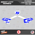 thumbnail image 3 of Kalair GFX Graphics Kit for Husqvarna TC125, TC250, FC350 and FC450 (2016-2018) Night-city Series, 3 of 5