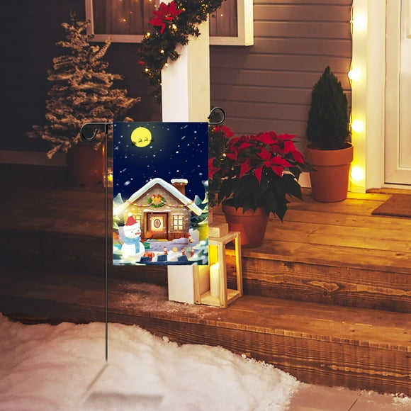 Last Chance Christmas Garden Flag Party Decoration Hanging Flag Holiday Courtyard Garden Flag 2025 New
