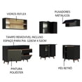 thumbnail image 4 of Madesa Gabinete de Cocina Integral Completa de Esquinero 332 cm Reims Negro 02, 4 of 7