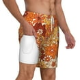thumbnail image 3 of Gaeub Hippie Flower Mens Swim Trunks Stretch Beach Shorts Quick Dry for Men Swim Shorts Swimwear with Pockets- Large, 3 of 9