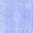 thumbnail image 1 of Ahgly Company Indoor Square Abstract Blue Modern Area Rugs, 8' Square, 1 of 4