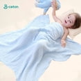 thumbnail image 4 of Cotton Baby Bath Towel Boys Girls Towel Blanket For Newborn Baby Bathrobe 6 Layers Gauze Washcloth Infant Swaddle, 4 of 6