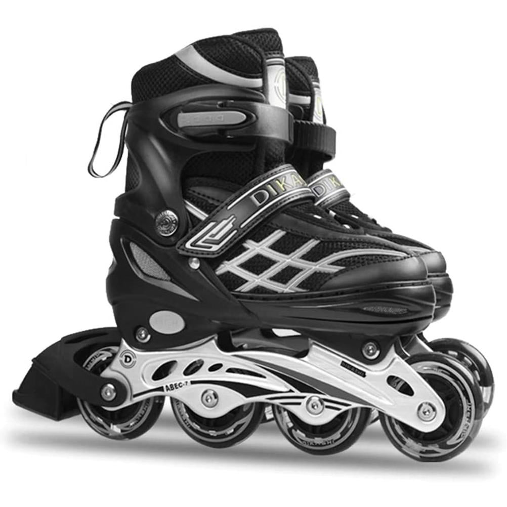 Adjustable Inline Skates Kids Adults for Outdoor Flash Men and Women Skates Beginners Featuring All Illuminating Roller Shoes for Kid - Walmart.com