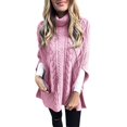 thumbnail image 2 of IMENGL Chandail Col Roulé Mode Couleur Unie, Rose 3TG, Taille 3TG, 2 of 5