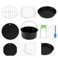 thumbnail image 2 of MasteelfCA 7Pcs Air Fryer Accessories Deep Frying Pot Kit Assorted Frying Grilling Tools Household Kitchen Supplies, 2 of 7