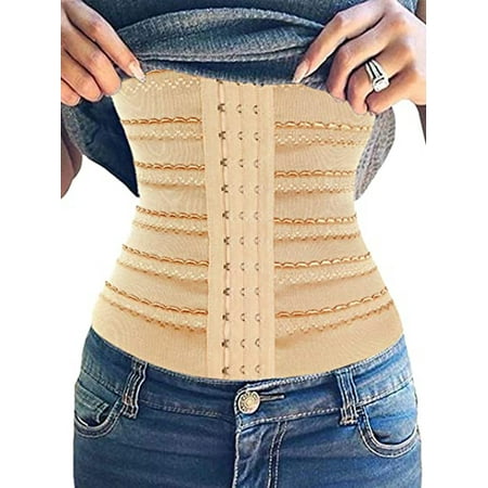 

YouLoveIt Women Waist Trainer Body Shaper Underbust Corset Shapewear Comfort Wrap Girdle Control Belt Firm Control Waist Cincher for Loss Weight