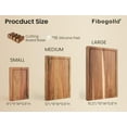 thumbnail image 6 of Acacia Wood Cutting Boards for Kitchen(Set of 3),Wooden Chopping Boards Set with Juice Groove,Serving Board with Holder,Butcher Block for Meat,Vegetables,Fruit$$Home Decor, Kitchen, & Other, 6 of 6