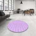 thumbnail image 4 of Ahgly Company Machine Washable Indoor Rectangle Transitional Heliotrope Purple Area Rugs, 5' x 8', 4 of 7
