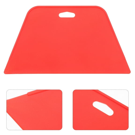 WRISTBIQUE 2Pcs Squeegee For Vinyl Wrap Red ABS PP Wallpaper Smoothing Tool Application Window Tinting