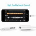 thumbnail image 4 of USB C To 3.5mm Audio Adapter USB Type C To AUX Headphone Jack Cable Adapter For iPhone 15, iPhone 15 Plus, iPhone 15 Pro, Pro Max, Smartphones Handsfree Earphone Audio Convertor Jack White, 4 of 5