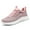 Rose, variante sur Daeful Chaussures Athlétiques pour Femmes Espadrilles en Maille à Lacets Chaussure de Course Marche Légères Antidérapantes Espadrilles Sport Violet 6