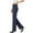 Dark Blue, variant on Women's Work Dress Pants Wide Leg Business Casual Slacks Stretchy Pull on High Waisted Office Trousers with Pockets