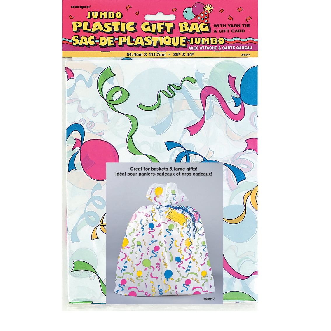 Jumbo Plastic Celebration Gift Bag Walmart Com