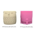 thumbnail image 5 of Flower Pots Mold Abstract Face Pen Holder Silicone Concrete Planter Vase Mold Epoxy Resin, 5 of 12