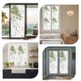 thumbnail image 7 of Sage Green Flower Window Privacy Film, Watercolor Gradient Retro Floral Static Cling UV Sun Blocking Heat Control Window Tint Day and Night, Non-Adhesive One Way Windows Privacy Cover 17.7''x78.7'', 7 of 7