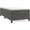 Dark Gray, variant on Soft Velvet Box Spring Bed Frame with Sturdy Legs and Plywood Slats, Dark Gray