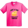 thumbnail image 3 of Inktastic Cheese Lover Kids Youth T-Shirt, 3 of 5