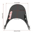 thumbnail image 3 of Motorcycle Modification Wind Deflector Windshield 4-7'' Headlight Universal, 3 of 7