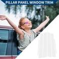 thumbnail image 3 of 6 Piezas de Moldura de Ventana y Pilar de Puerta para Honda Civic Sedan 2005-2011 Reemplazo de Plástico Cromado Plateado, 3 of 7