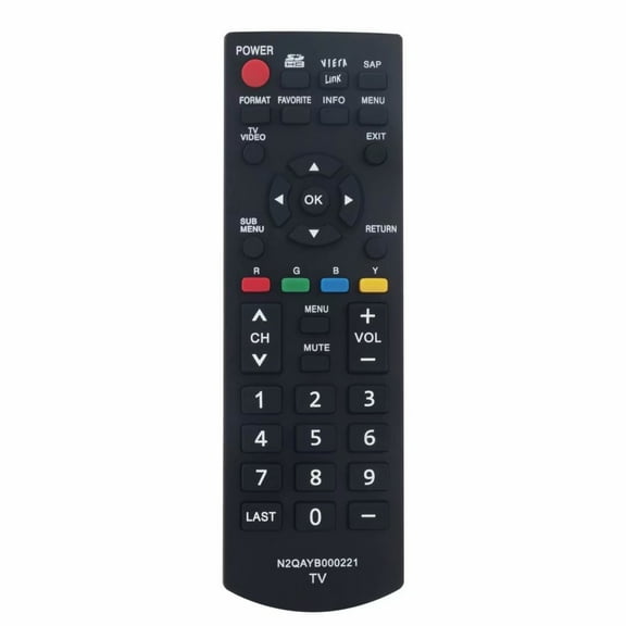 New N2QAYB000221 Remote Control for Panasonic TV TH-C50FD18 TC-26LX85 TC-32LX85 TC-37LZ85 TH-42PX80