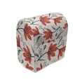 thumbnail image 1 of Floral Stand Mixer Cover, Hand Drawn Vintage Flourishing Tulip Flowers Nature Garden Theme Pattern, Kitchen Appliance Organizer Bag Cover with Pockets, 5 Quarts, Peach Green and Red, by Ambesonne, 1 of 4
