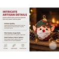 thumbnail image 2 of Assorted Christmas Ball Ornaments - Festive Designs for Holiday Decor, Durable Construction, Perfect for Tree, Wreath, and Garland Display, 2 of 5